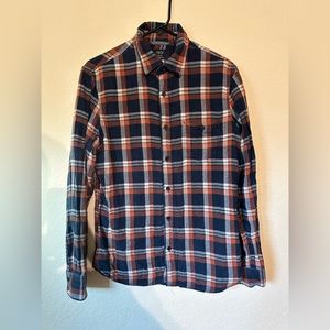 1901 flannel button down shirt size medium